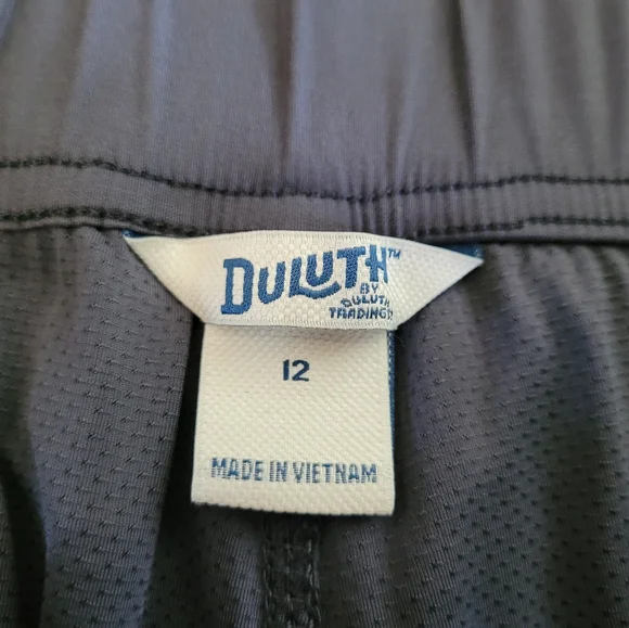 Duluth Trading Co Womens Dry On the Fly Skort/Skirt Gray Size 12 Hiking Outdoor. - Picture 7 of 12